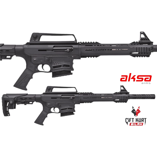 AKSA ARMS Crossfire CF-12 Siyah Şarjörlü Av Tüfeği